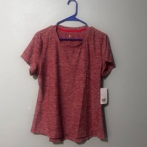 Shape Activewear XL Rust Color Trail Tee